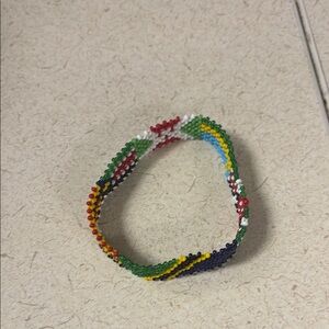 Colorful Beaded East African Bracelet